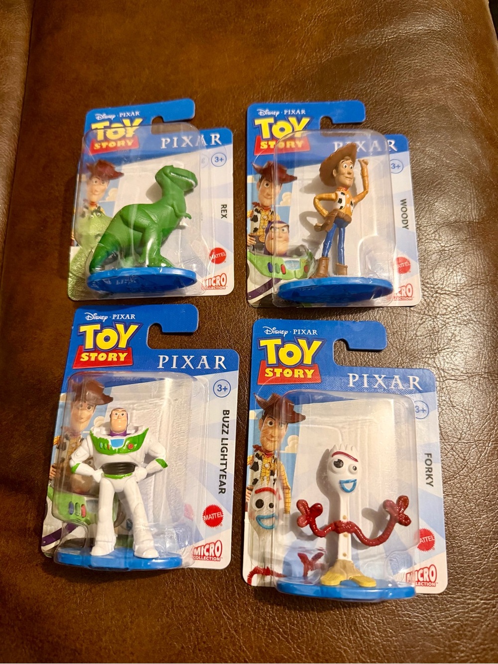 Toy Story Pack – Green Rex, Brown Woody, White Buzz, White Forky
